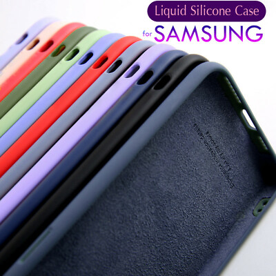#ad For Samsung S24 S23 Ultra S22 S21 S20 A15 A55 A34 A54 Liquid Silicone Case Cover GBP 3.29