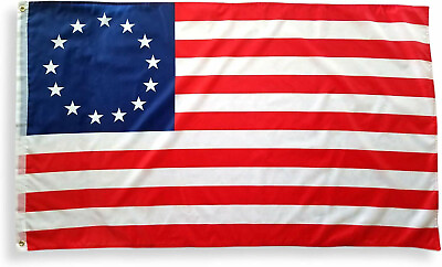 #ad Betsy Ross US Flag 3x5 ft 13 Stars 1776 Colonial Historical American USA Banner $4.29