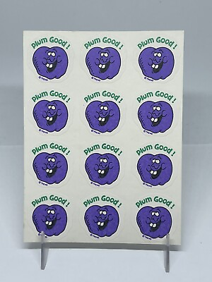 #ad Vintage Trend Plum Good Scratch ‘N Sniff Stickers Matte $24.95