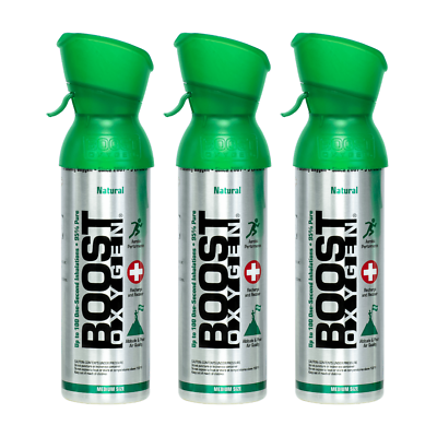 #ad Boost Oxygen Medium Natural Aroma 5 Liter Canister 3 Pack Kit $28.41