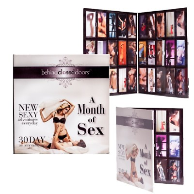 #ad Behind Closed Doors Month Of Sex Game For Couples Adult Couple Kinky Foreplay $15.95
