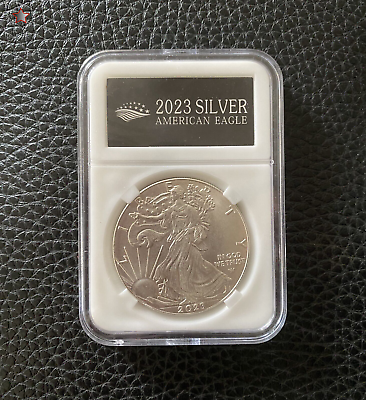 #ad 2023 $1 American Silver Eagle 1 oz BU $28.99