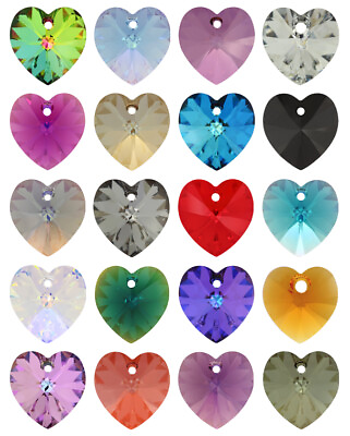 #ad Superior PRIMERO 6228 Heart Crystals Pendants * Many Colors amp; Sizes $3.81