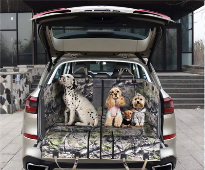 #ad Seat Cover Rear Back Car Pet Dog Travel Waterproof Bench Protector Luxury $15.99