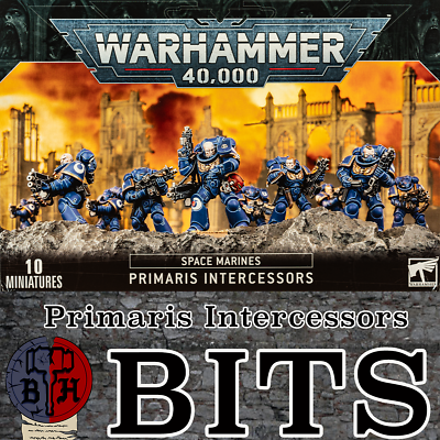 #ad Warhammer 40k Primaris Intercessors Space Marines Bits multi listing upgrades $1.50