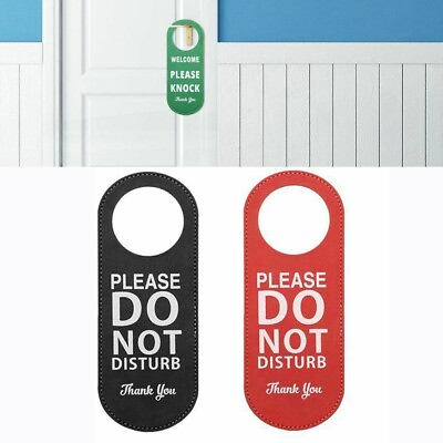#ad Hanger Tags Label Door Sign Do Not Disturb Hotel Mall Blackgreen Hanging Tag $7.09