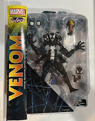 #ad Diamond Select Toys Marvel Select Venom Action Figure💯TRUSTED SHIPS WORLDWIDE $66.39