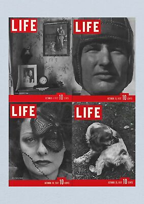 #ad Life Magazine Lot of 4 Full Month of October 1937 4 11 18 25 $36.00