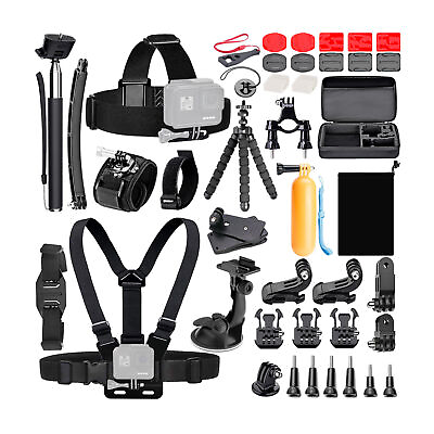 #ad Koah 50 In 1 Action Camera Accessory Kit Compatible with GoPro $19.99