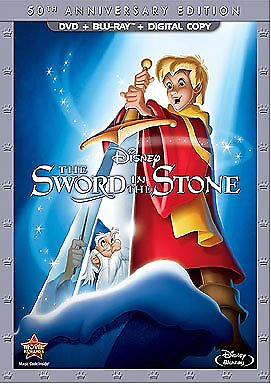 #ad 50th Anniversary Ed: The Sword in the Stone DVD Blu ray Digital Copy $6.99