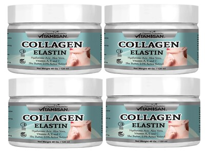#ad 4 BIO COLLAGEN ELASTIN AGING SKIN ANTI WRINKLE CREAM face vitamin cream $29.00