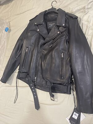 #ad Finn Leather Rider Jacket With Thinsulate Lining $399.00