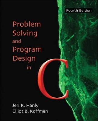 #ad Problem Solving and Program Design in C Fourth Edition Paperback GOOD $5.93