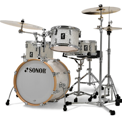#ad Sonor AQ2 Maple Bop Kit 4pc Shell Pack White Marine Pearl $879.00
