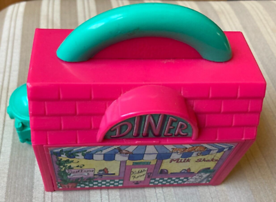 #ad Vintage 1995 Galoob Mini Pound Puppies Diner Playset Only No Accessories $9.95