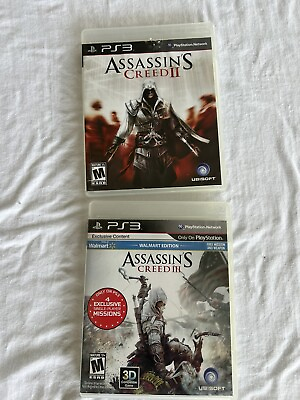 #ad Lot of 2 Assassin#x27;s Creed Sony Playstation 3 PS3 Lb $3.00