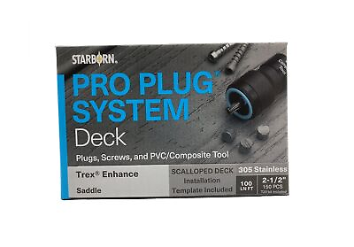 #ad Pro Plug System PXDT633S250 for Trex Enhance Foggy Wharf Decking 100 lin ft w... $132.92