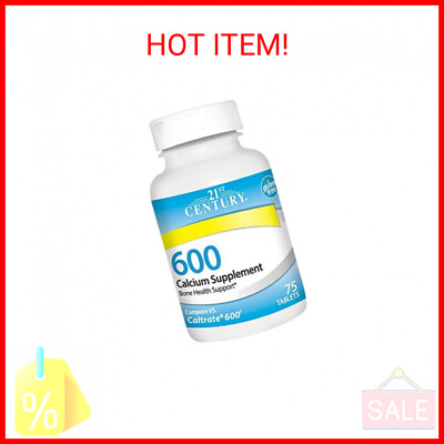 #ad 21st Century Calcium Supplement 600 mg 75 Count $3.99