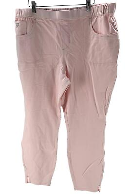 #ad Quacker Factory Dream Jeannes Pull On Leggings Pockets Pink $24.99