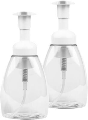 #ad Foaming Liquid Hand Soap Pump Dispenser 8oz Oval Shape Plastic PET Bottle $10.49