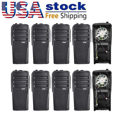 #ad 10x Repair Front Housing Cover Case for CP200D Radio Walkie Talkie W H Speaker $119.90