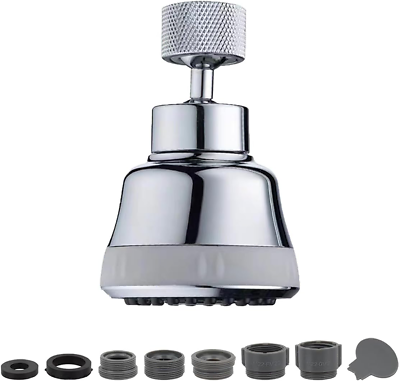 #ad Faucet Aerator Faucet Sprayer Attachment Kitchen Faucet Head Replacement with 4 $22.99