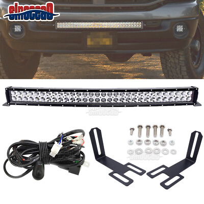 #ad Lower Bumper 30quot; LED Curved Light Bar Mounting Kit For Dodge RAM 2500 3500 03 09 $79.99