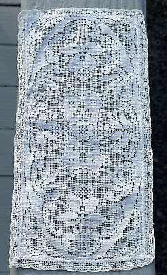 #ad Antique to Vintage Era Doll Lace Table Runner Cover Victorian Style $11.00