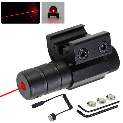 #ad Tactical Hunting Red Laser Dot Sight Scope for Gun Rifle Pistol Picatinny Mount $6.99