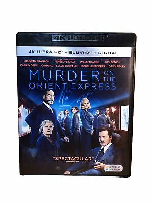 #ad Murder on the Orient Express 4K UHD 2017 Blu Ray 2 Disc $29.99