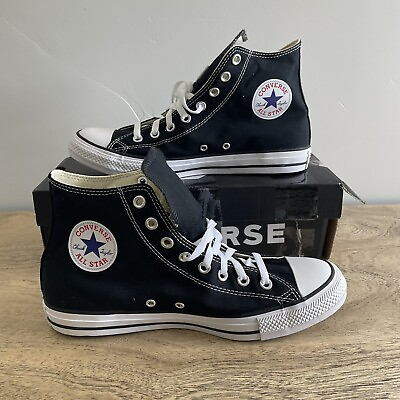 #ad *NEW* Unisex CONVERSE Chuck Taylor ALL STAR HIGH TOP Black White M9160 M 8.5 $64.99