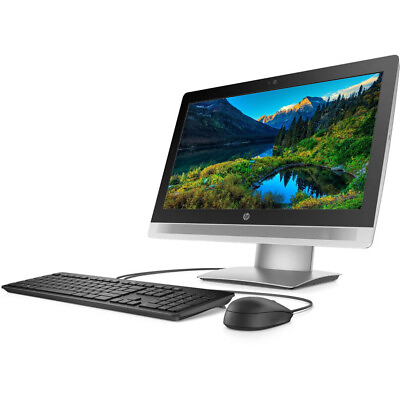 #ad HP Desktop i5 Computer 21.5quot; All In One 16GB RAM 240GB SSD Windows 10 Wi Fi $232.18
