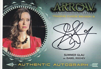 #ad Arrow Season 2 Autograph Card SG1 Summer Glau as Isabel Rochev $197.75