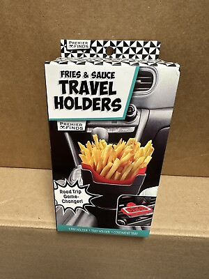#ad PREMIER FINDS EAT ON THE GO FRIES amp; SAUCE TRAVEL HOLDERS $15.00