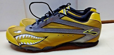 #ad Brooks Track and Field Mens Yellow Synthetic Athletic Sneakers Lace Up Shoes 14D $59.99