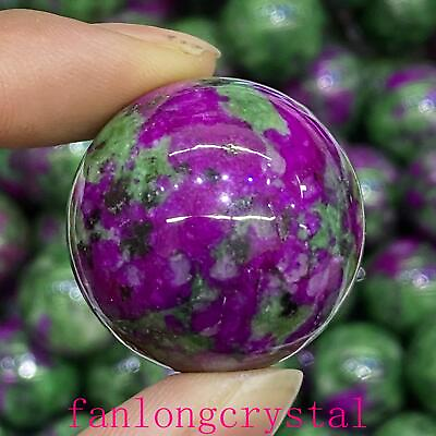 #ad #ad 1pc Natural Zoisite Ball Sphere Quartz Crystal Mineral Gem Reiki Healing 30mm $10.50