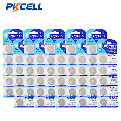 #ad 50x Batteries 3V CR2032 CR 2032 Battery R2032 DL2032 Remote Button Cell Watch US $13.65
