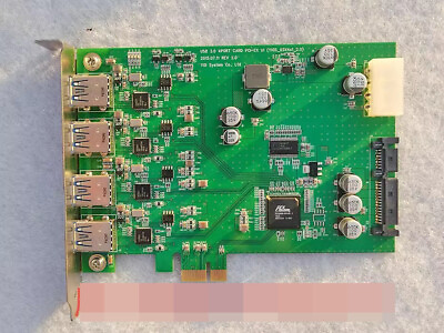 #ad 1pc used USB 3.0 4PORT CARD PCI EX x1 YLOS U3X4x1 2.0 $144.86