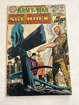 #ad Our Army at War #197 Sgt Rock. Kubert Art $12.00