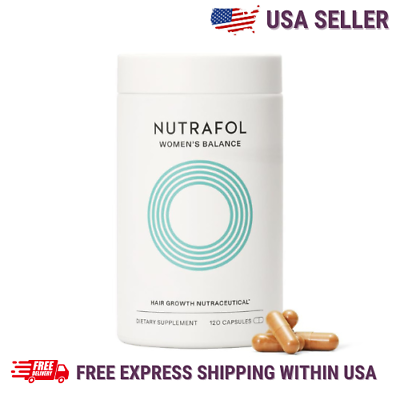 #ad Nutrafol Women#x27;s Balance Hair Growth Supplements Visibly Thicker Hair 120 Ct. $69.89
