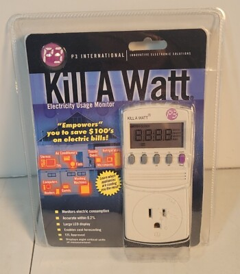 #ad Kill A Watt Meter. Electricity Usage Monitor $24.99