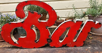 #ad Metal Industrial Style Bar Sign $75.00