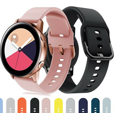 #ad Watch Band Strap Fr Samsung Galaxy Watch 6 5 4 Watch 3 Active 2 45 40 44 42 46mm $6.99