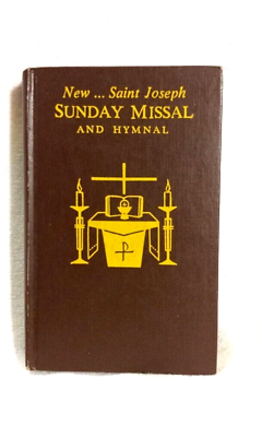#ad Sunday Missal and Hymnal 1969 New Saint Joseph Edition Catholic Book Publishing $9.00