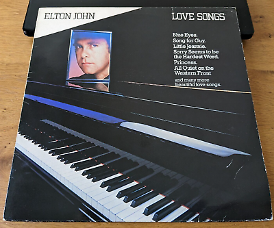 #ad Elton John ‎– Love Songs: Vinyl LP. TV Records ‎– TVA 3. UK 1982. NM VG GBP 6.50