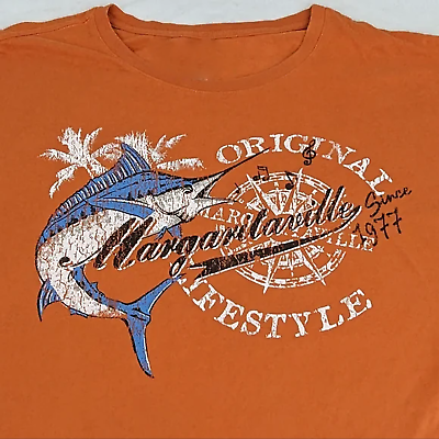 #ad Jimmy Buffett Margaritaville Lifestyle With Cool Shirt S 3XL Orange PC2252 $19.95