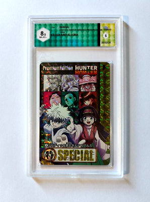 #ad card carte Hunter x Hunter Killua e Alluka CARDDASS PSA GRAAD 8.5 JAP Zoldick EUR 75.00