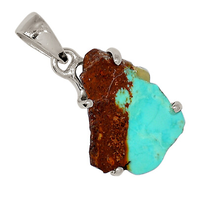 #ad #ad Natural Mexican Turquoise 925 Sterling Silver Pendant Jewelry ALLP 24559 $14.99