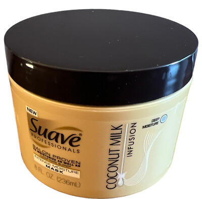 #ad X1 NEW Suave Professionals Coconut Milk Infusion Deep Moisture Hair Mask 8oz $33.57