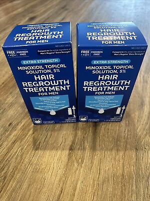 #ad Men’s Hair Regrowth Treatment 1 Month Supplyx2 2 Packs EXP:05 2025 $15.00